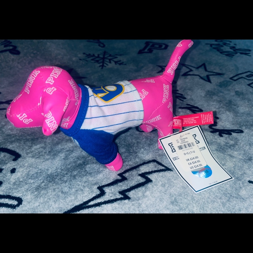 PINK Baseball Dog - NWT